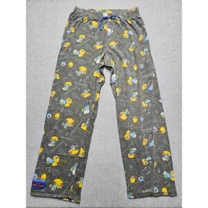 Cartoon Network Adventure Time Pajama Pants Mens Small Gray Jack Finn Lounge
